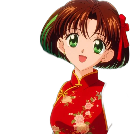 dress, flower, anime, photorealistic transparent PNG cut-out