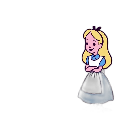 dress, crown, hair, cartoon transparent PNG cut-out