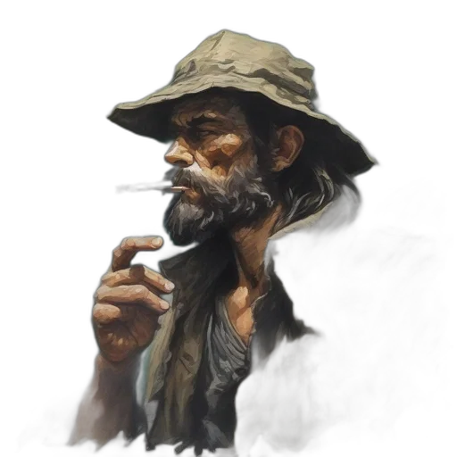 hat, face, staff, mask transparent PNG cut-out