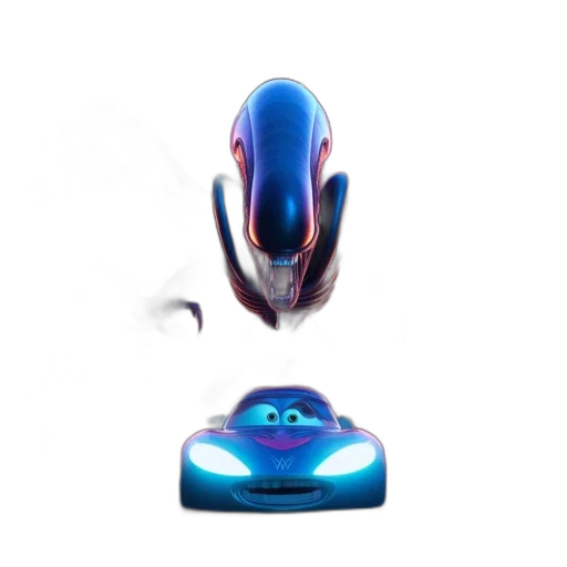 robot, creature, car, mask transparent PNG cut-out