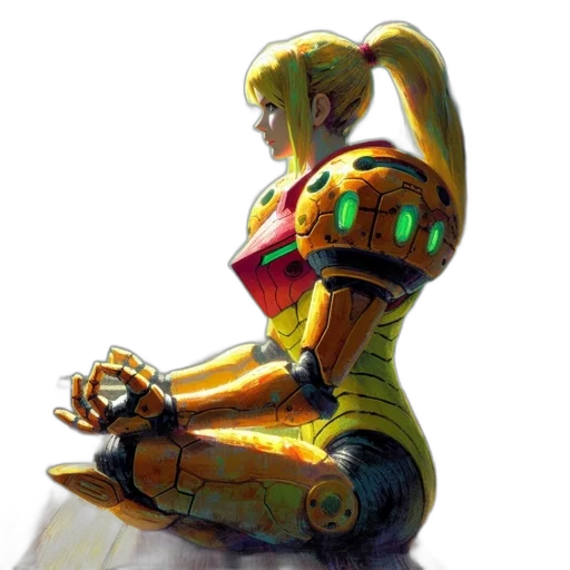 robot, weapon, sword, staff transparent PNG cut-out