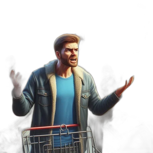 jacket, face, weapon, concept art transparent PNG cut-out