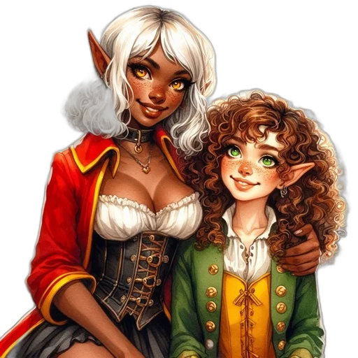 fantasy art, concept art, pixel art, comic book art transparent PNG cut-out