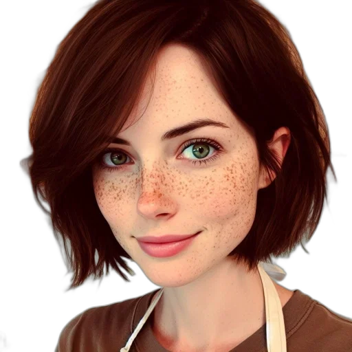 face, staff, hair, robot transparent PNG cut-out