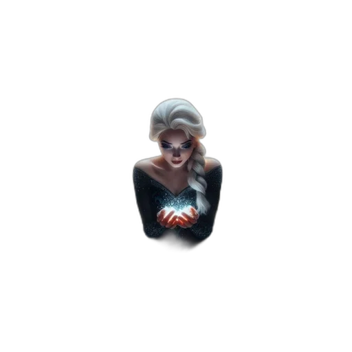 creature, mask, hair, face transparent PNG cut-out