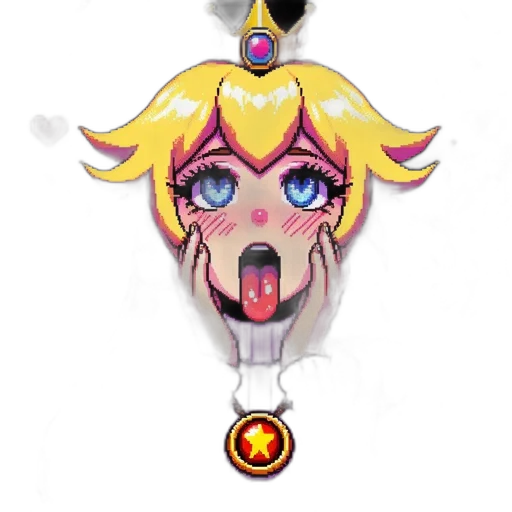 staff, jewelry, crown, face transparent PNG cut-out