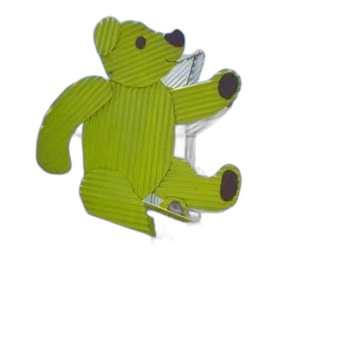staff, 3d render, large, green transparent PNG cut-out