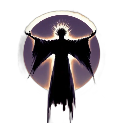 staff, umbrella, jacket, creature transparent PNG cut-out