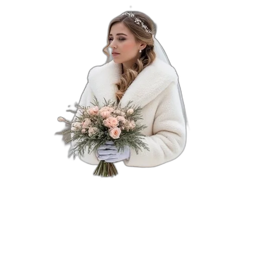 dress, crown, jewelry, jacket transparent PNG cut-out
