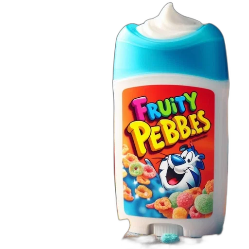 bottle, food, 3d render, vaporwave transparent PNG cut-out