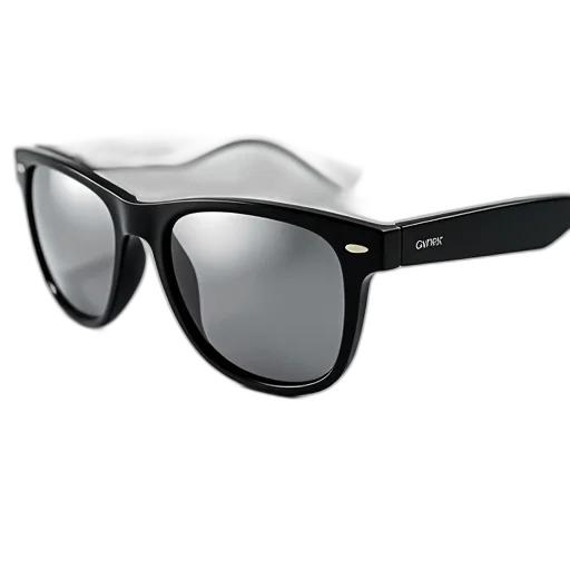 3d render, pair, sunglasses, sleek transparent PNG cut-out