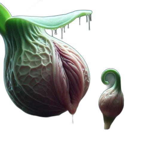 flower, food, crown, photorealistic transparent PNG cut-out