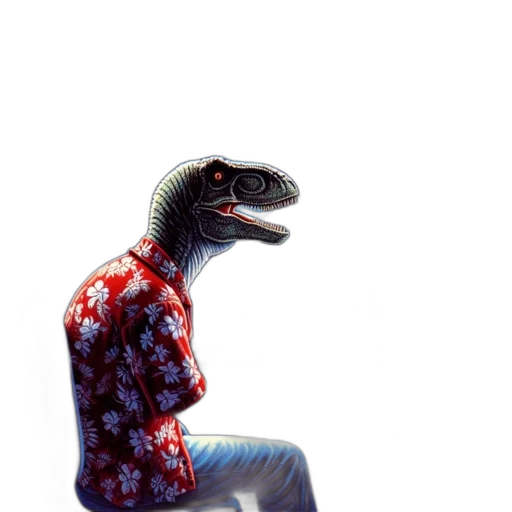 creature, jacket, animal, mask transparent PNG cut-out
