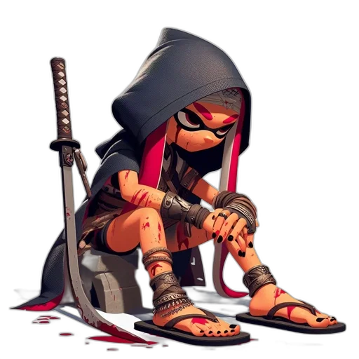 weapon, concept art, pixel art, cyberpunk transparent PNG cut-out