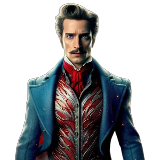 jacket, face, hair, comic book art transparent PNG cut-out