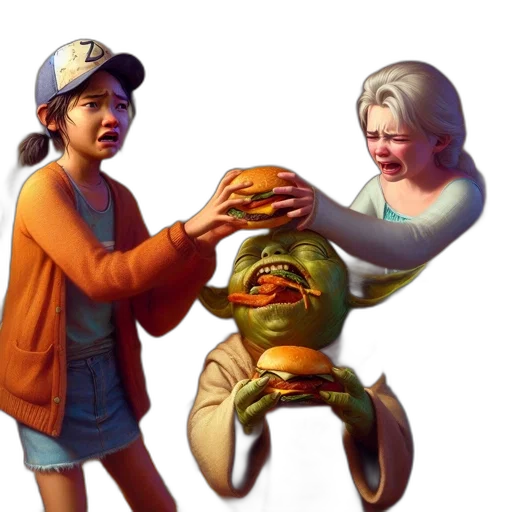 creature, food, mask, hat transparent PNG cut-out