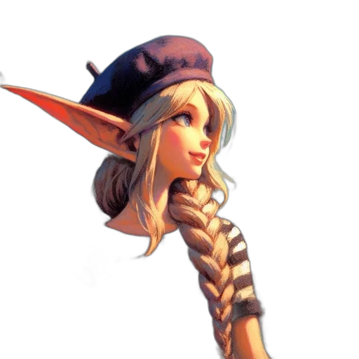hat, staff, face, sword transparent PNG cut-out
