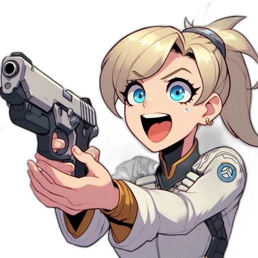 weapon, staff, robot, animal transparent PNG cut-out