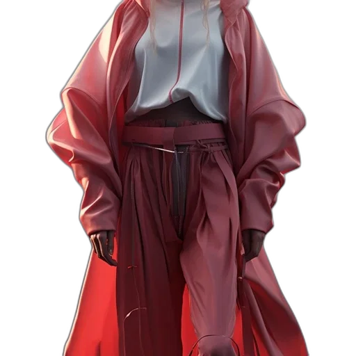 jacket, staff, dress, mask transparent PNG cut-out