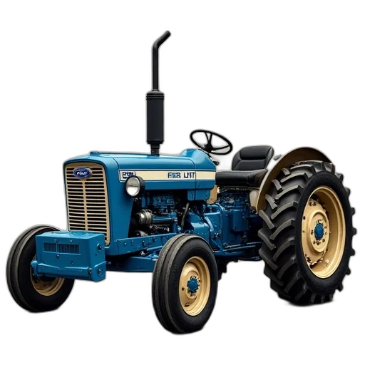 robot, ford, tractor, shop transparent PNG cut-out