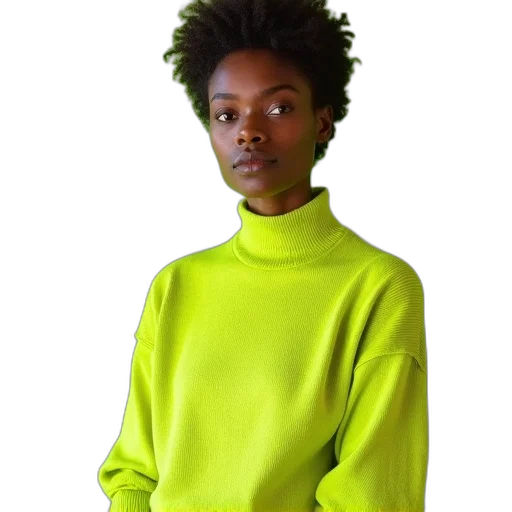 jacket, dress, hair, face transparent PNG cut-out