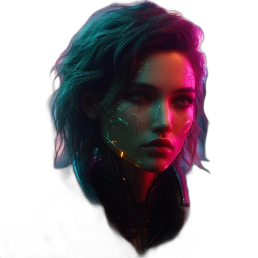 face, jacket, mask, robot transparent PNG cut-out