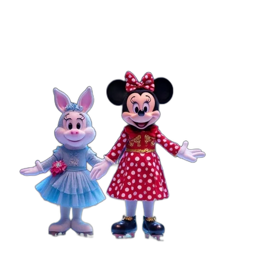 dress, mask, 3d render, concept art transparent PNG cut-out