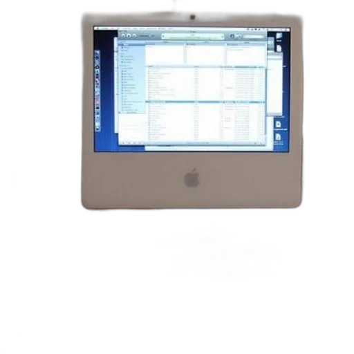 staff, white, apple, imac transparent PNG cut-out