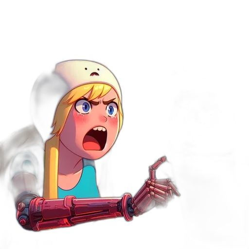 weapon, robot, sword, staff transparent PNG cut-out