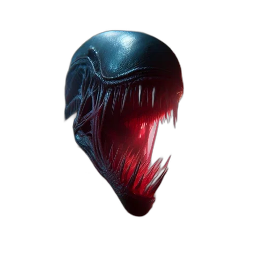 mask, creature, hair, face transparent PNG cut-out