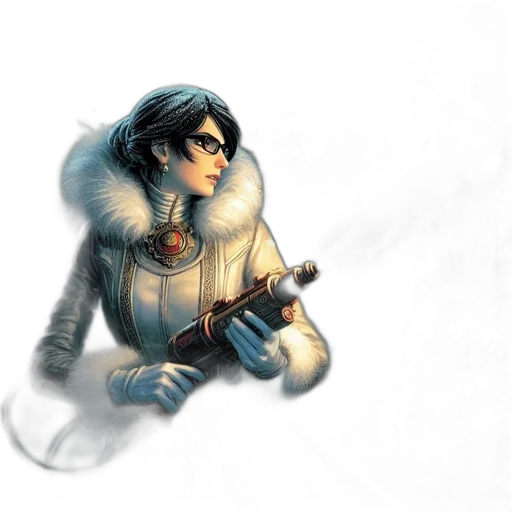 staff, jacket, concept art, fantasy art transparent PNG cut-out
