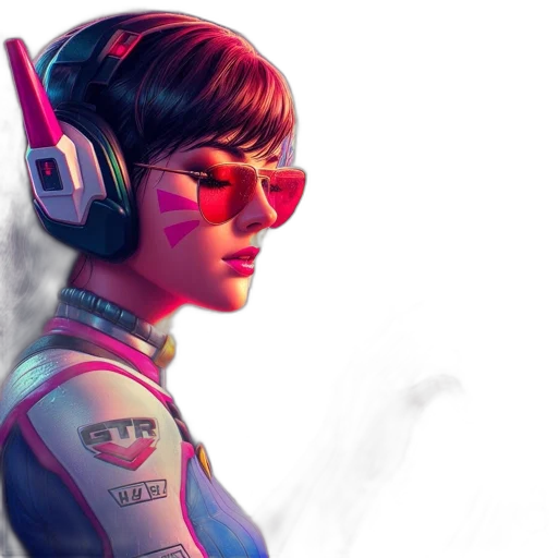 robot, face, jacket, cyberpunk transparent PNG cut-out