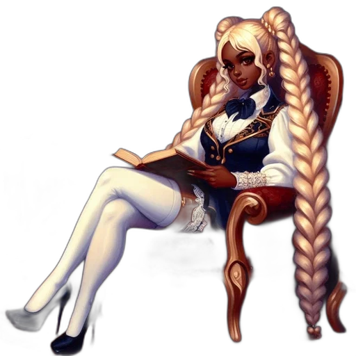 staff, hair, furniture, concept art transparent PNG cut-out