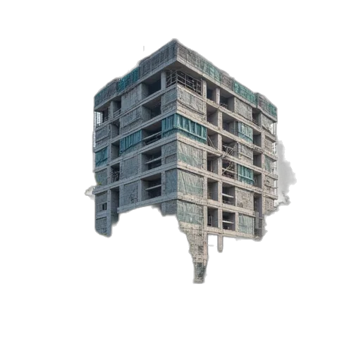 building, robot, furniture, face transparent PNG cut-out