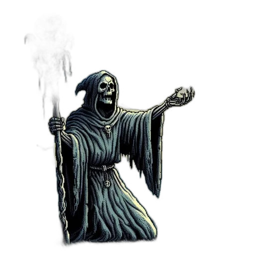 staff, dress, weapon, creature transparent PNG cut-out
