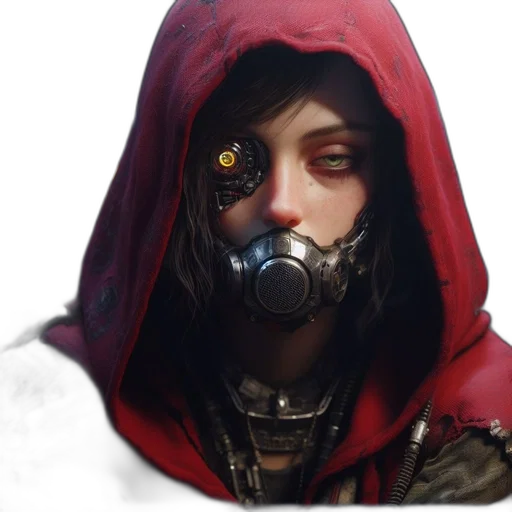 mask, face, weapon, concept art transparent PNG cut-out