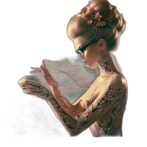 dress, jewelry, concept art, photorealistic transparent PNG cut-out