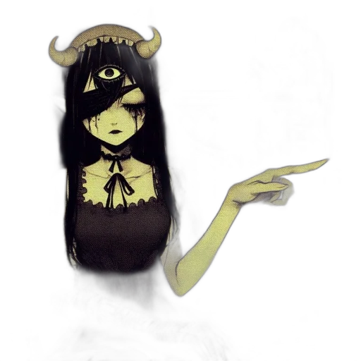 mask, staff, creature, crown transparent PNG cut-out