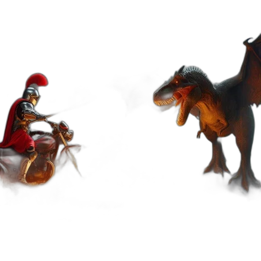 dragon, creature, concept art, 3d render transparent PNG cut-out