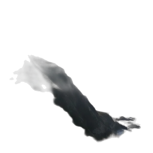 dragon, hair, sword, weapon transparent PNG cut-out