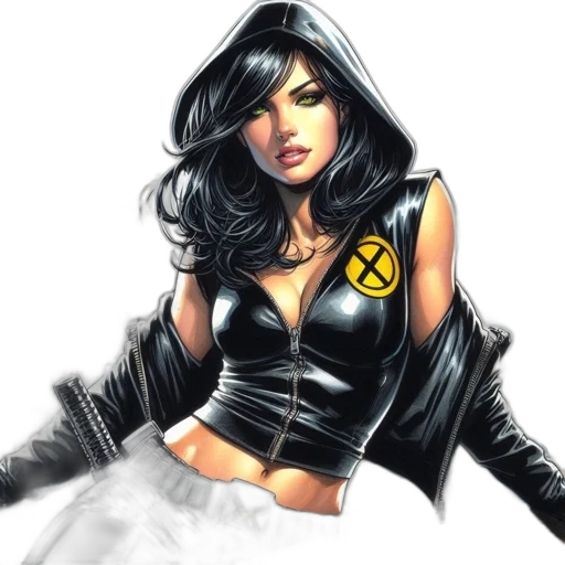 comic book art, concept art, fantasy art, photorealistic transparent PNG cut-out