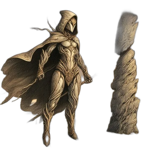 sword, concept art, fantasy art, comic book art transparent PNG cut-out