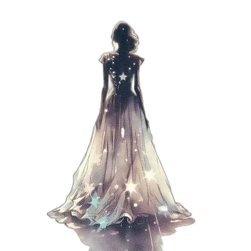 dress, crown, jewelry, robot transparent PNG cut-out
