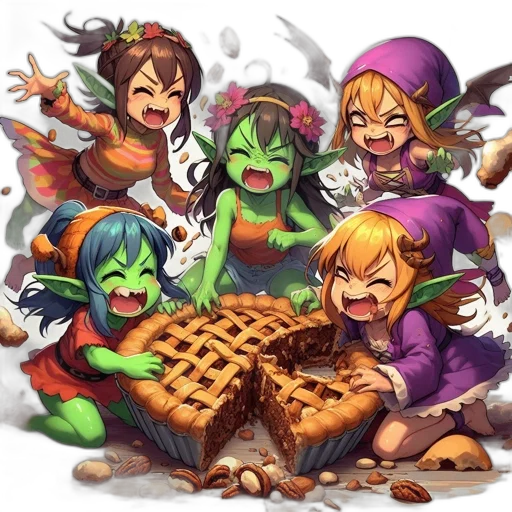 food, fantasy art, pixel art, concept art transparent PNG cut-out