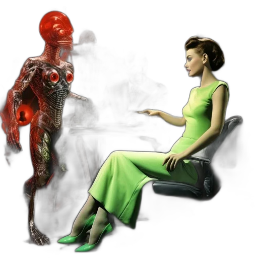 robot, dress, concept art, comic book art transparent PNG cut-out