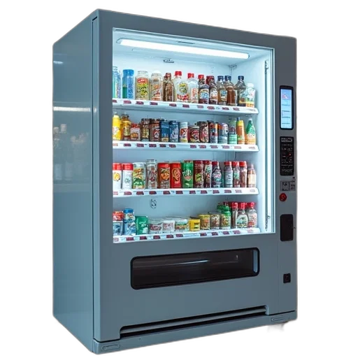 food, robot, 3d render, photorealistic transparent PNG cut-out