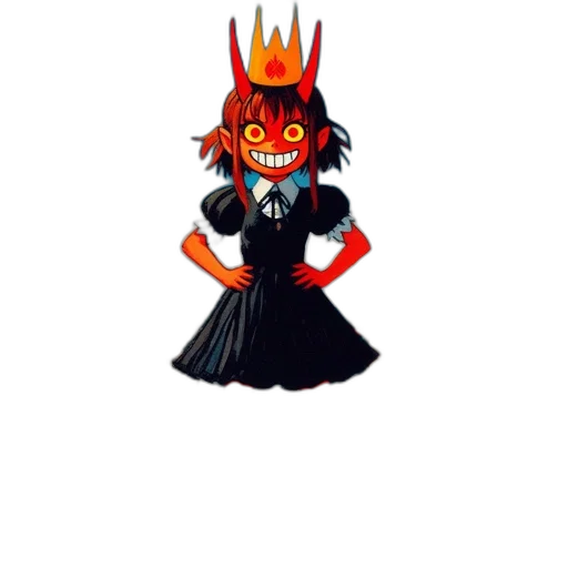 staff, crown, mask, dress transparent PNG cut-out