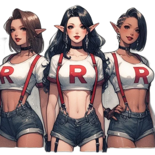concept art, fantasy art, comic book art, pixel art transparent PNG cut-out