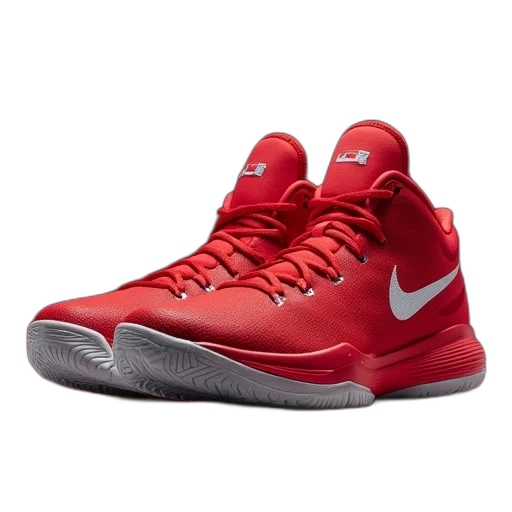 shoes, red, nike, basketball transparent PNG cut-out