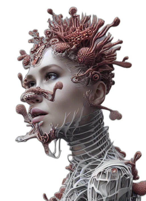 robot, creature, mask, face transparent PNG cut-out